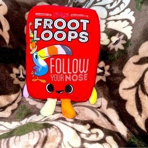 Kelloggs Froot Loops plushie